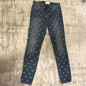 Star printed jeans